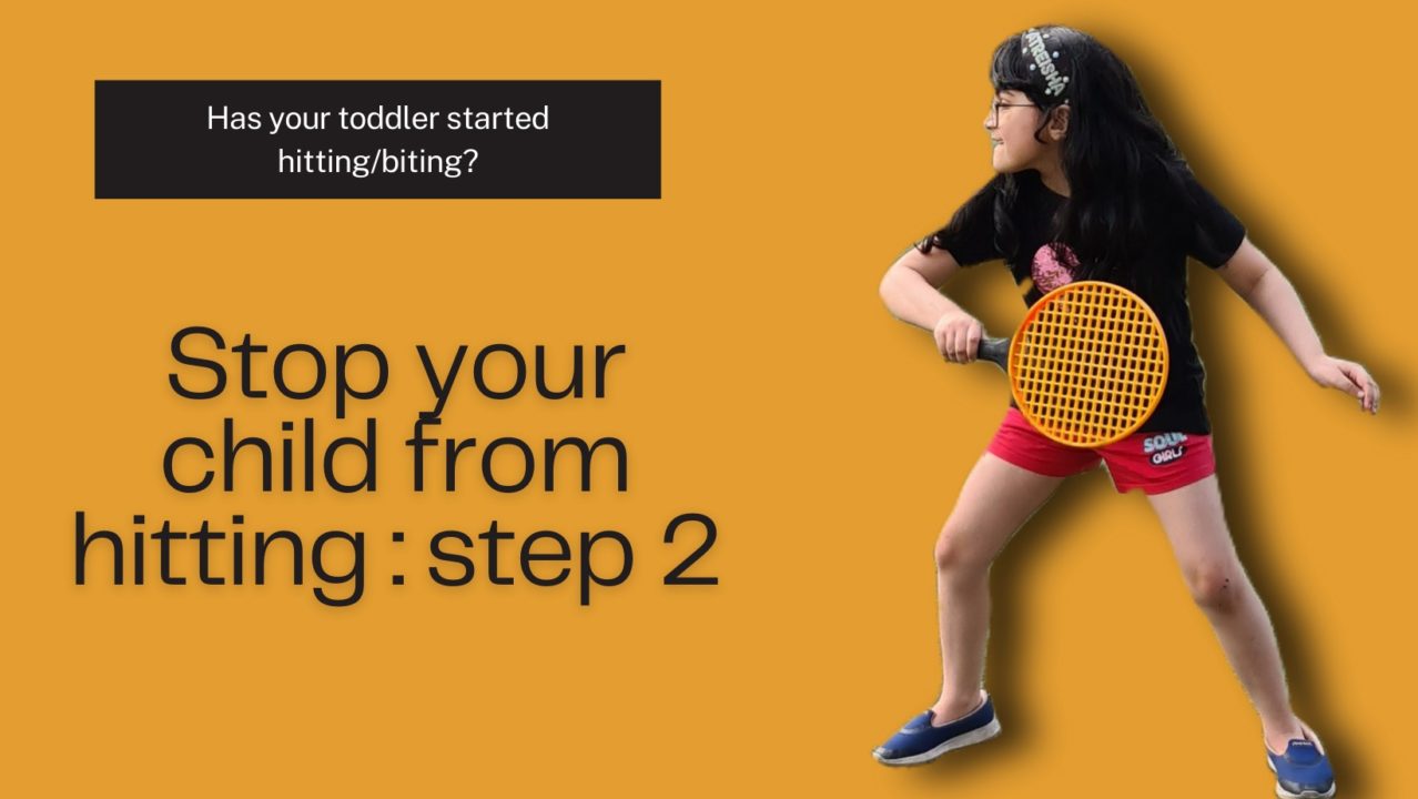 Stop your child from hitting